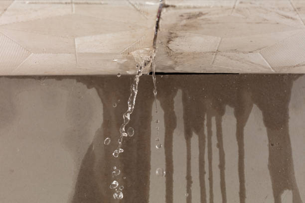 Professional Burst Pipe Cleanup technician working in Center Sandwich, NH